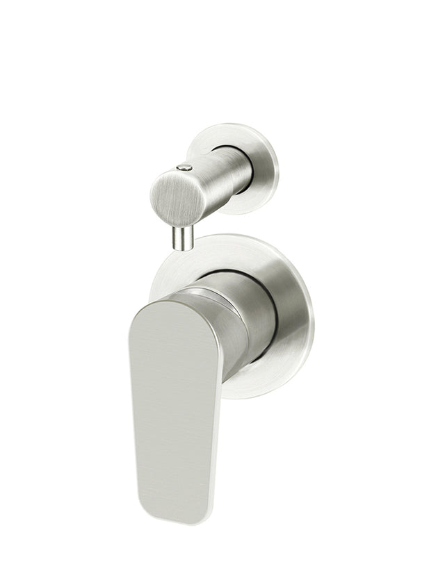 Round Paddle Diverter Mixer - PVD Brushed Nickel (SKU: MW07TSPD-PVDBN) by Meir