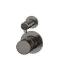 Round Pinless Diverter Mixer - Shadow Gunmetal - MW07TSPN-PVDGM