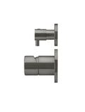 Round Pinless Diverter Mixer - Shadow Gunmetal - MW07TSPN-PVDGM
