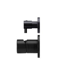 Round Pinless Diverter Mixer - Matte Black - MW07TSPN