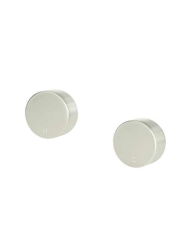 Circular Wall Taps - PVD Brushed Nickel