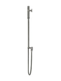 Round Hand Shower on Rail Column - Shadow Gunmetal - MZ0402-R-PVDGM