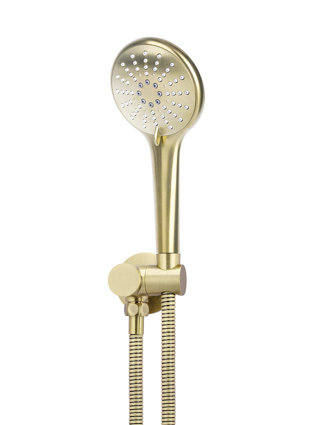 Round Hand Shower on Swivel Bracket - PVD - PVD Tiger Bronze (SKU: MZ06-PVDBB) by Meir