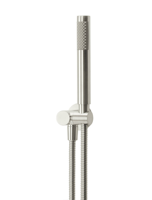 Round Shower on Bracket - Default Title (SKU: MZ06-R-PVDBN) by Meir