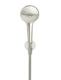 Round Three Function Hand Shower on Fixed Bracket - PVD Brushed Nickel - MZ08-PVDBN