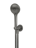 Round Three Function Hand Shower on Fixed Bracket - Shadow Gunmetal - MZ08-PVDGM