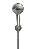 Round Three Function Hand Shower on Fixed Bracket - Shadow Gunmetal - MZ08-PVDGM
