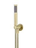 Round Hand Shower on Fixed Bracket - PVD Tiger Bronze - MZ08-R-PVDBB