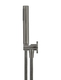 Round Hand Shower on Fixed Bracket - Shadow Gunmetal - MZ08-R-PVDGM