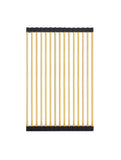 Lavello Stainless Steel rolling mat protector - Brushed Bronze Gold - RM-01-BB