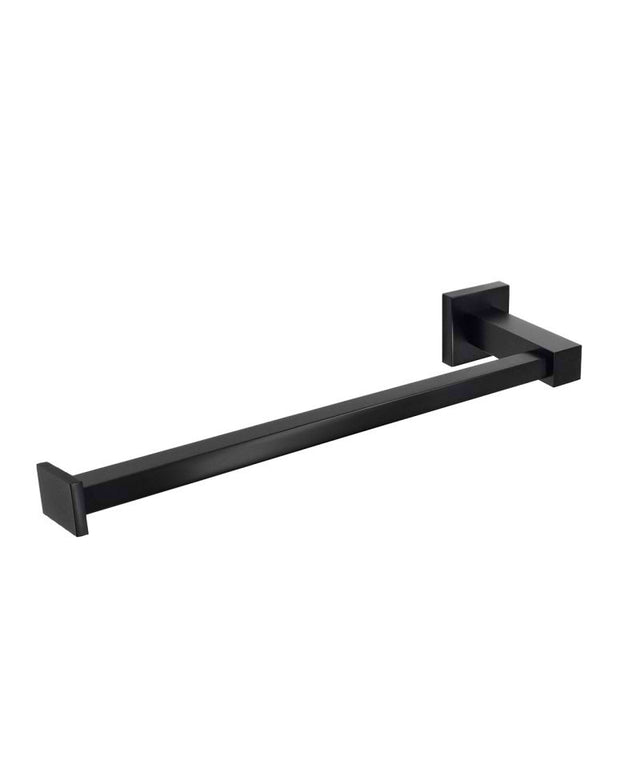 Square Guest Towel Rail - Matte Black (SKU: MR05) by Meir